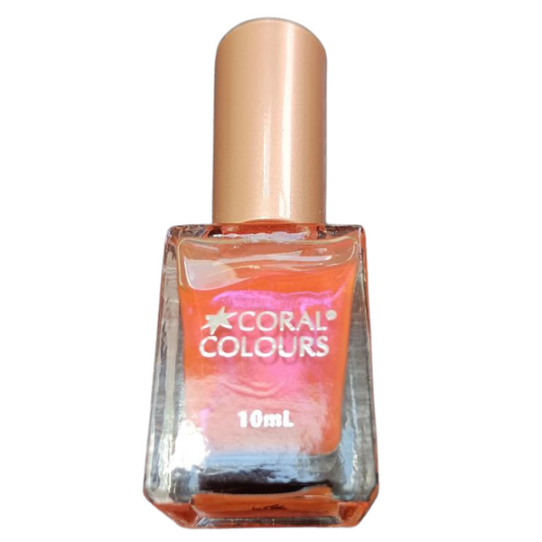 Coral Colours Nail Polish (Coral Sunshine)-LoveMy Makeup NZ