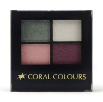 Coral Colours Eyeshadow Palette Quartet (Enchantress)-LoveMy Makeup NZ