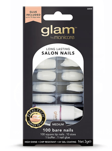 Glam Salon Nail Glue Box 100 Pk (Medium) Makeup Cosmetics EyeBrow Eyeliner Cheap
