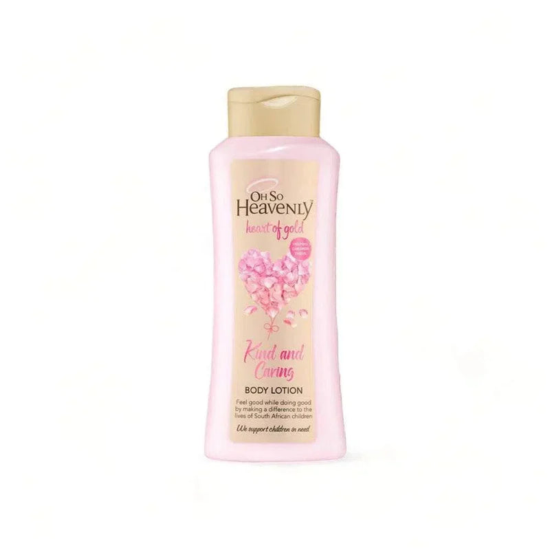 Oh So Heavenly Heart of Gold Body Lotion - Kind & Caring, 720ml bottle.
