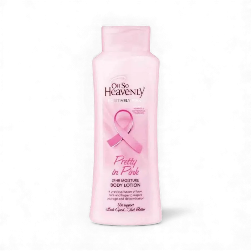 Oh So Heavenly Positively Pink Pretty in Pink 24hr Moisture Body Lotion 720ml for breast cancer support and skin hydration