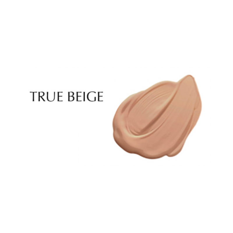 True Beige Coral Colours BB Cream swatch on white background.