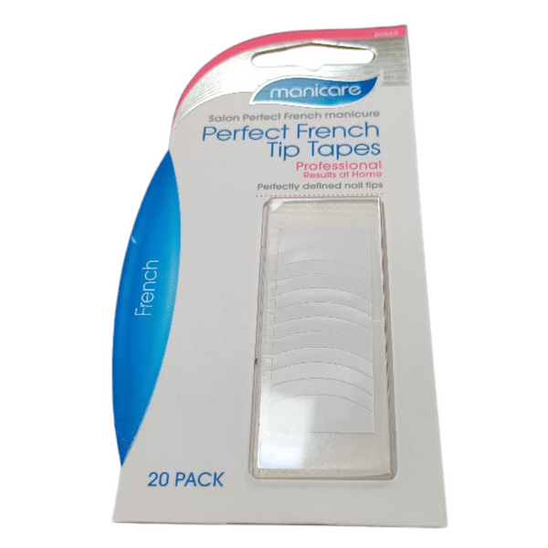 MANICARE Perfect French Nail Tip Tapes (20 Pk)-LoveMy Makeup NZ