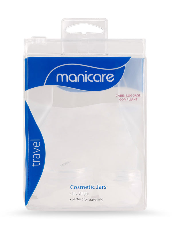 Manicare Cosmetic Jars (2 Pack)-LoveMy Makeup NZ