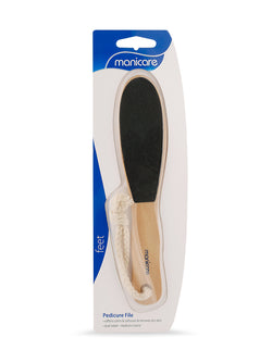 Manicare Pedicure Foot File Wooden-LoveMy Makeup NZ