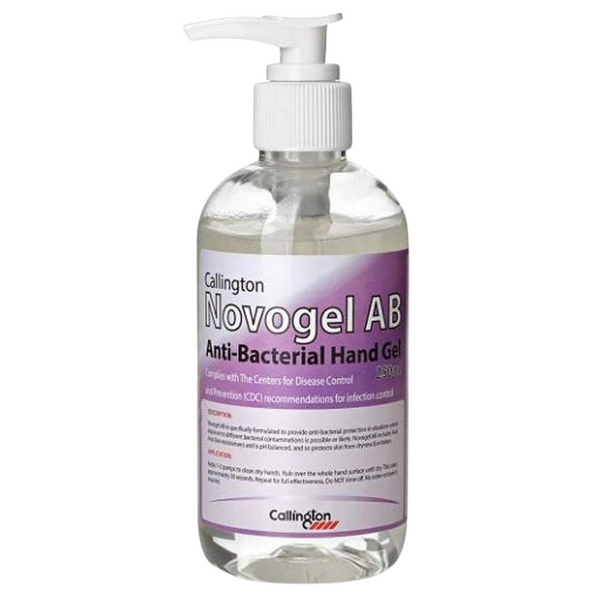 Novogel Hand Sanitiser AB 70% Alcohol Anti-Bacterial Gel 250ml-LoveMy Makeup NZ