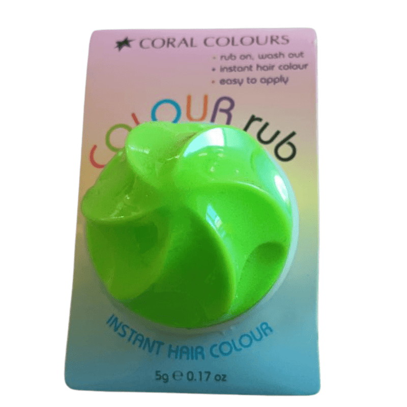Coral Colours Hair Colour Rub (Lustrous Lime) Makeup Cosmetics EyeBrow Eyeliner Cheap
