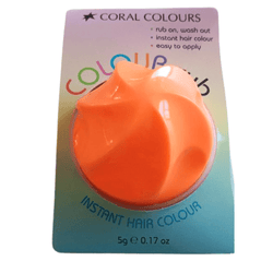 Coral Colours Hair Colour Rub (Outrageous Orange) Makeup Cosmetics EyeBrow Eyeliner Cheap