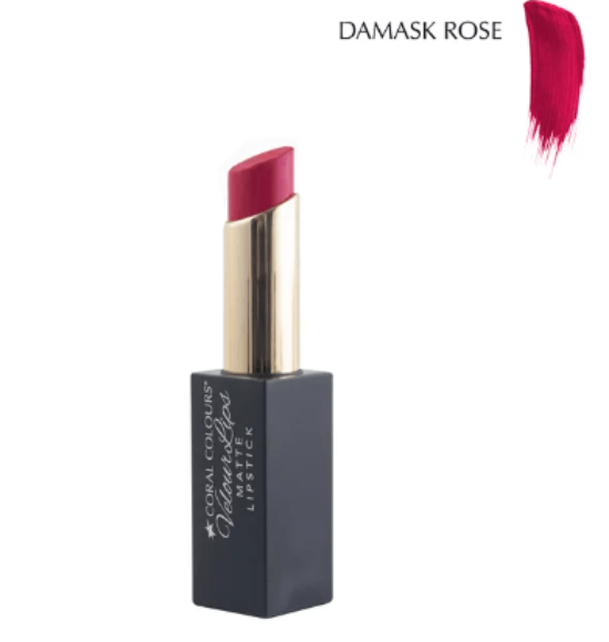 Coral Colours Velour Matte Lipstick (Damask Rose) Makeup Cosmetics EyeBrow Eyeliner Cheap