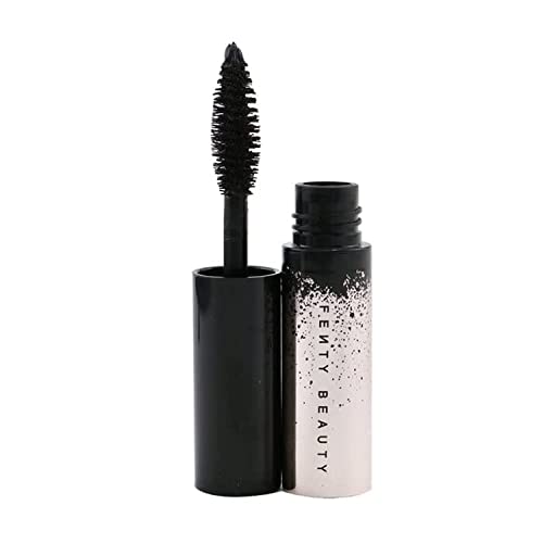 Fenty Beauty by Rihanna Mascara - Mini Full Frontal Volume, Lift & Curl Mascara Cuz I'm Black Makeup Cosmetics EyeBrow Eyeliner Cheap