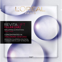 L'Oreal RevitaLift Filler [HA] Replumping & Smoothing Sheet Mask Makeup Cosmetics EyeBrow Eyeliner Cheap
