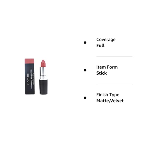 MAC Lipstick Matte 1 Velvet Teddy 3g/0.1oz Makeup Cosmetics EyeBrow Eyeliner Cheap