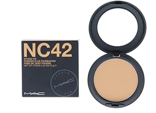 MAC Studio Fix Powder Plus Foundation, NC42, 1 Count, 0.52 Ounce (Pack of 1) (MACM51058) Makeup Cosmetics EyeBrow Eyeliner Cheap