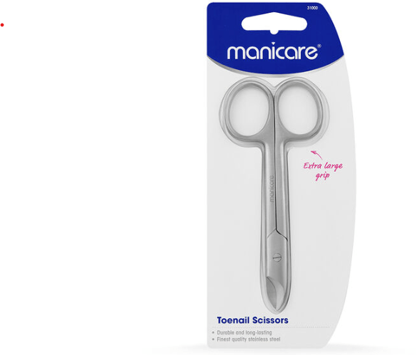 Manicare Toe Nail Scissors Makeup Cosmetics EyeBrow Eyeliner Cheap