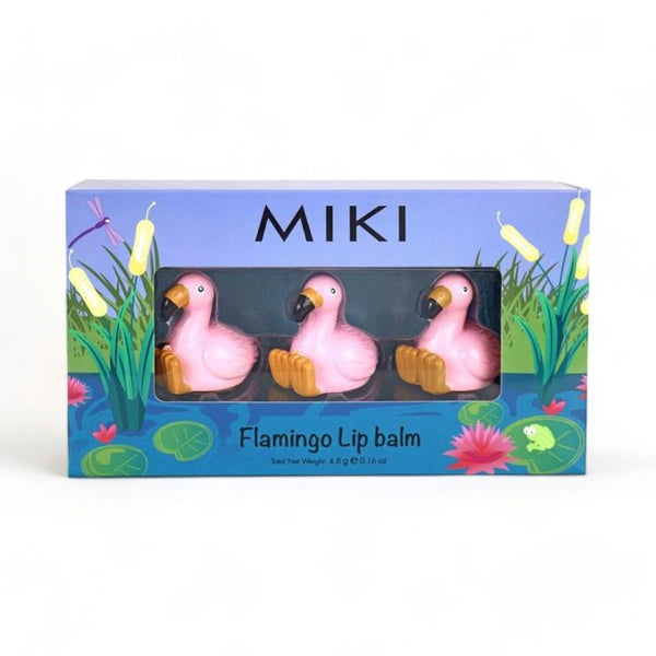 Miki Flamingo Lip Balm (set of 3)-LoveMy Makeup NZ