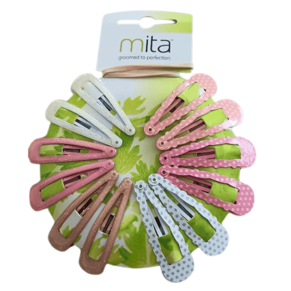 Mita Hair Clips (12 pk) Makeup Cosmetics EyeBrow Eyeliner Cheap