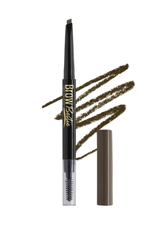 LA Girl Brow Bestie EyeBrow Pencil 376 Brunette with spoolie and twistable tip.