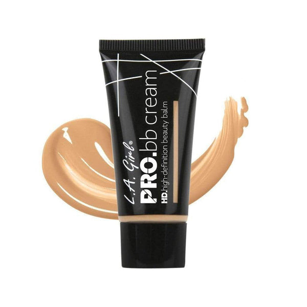 LA Girl Pro BB Cream - 944 Neutral, fragrance-free formula with vitamins, suitable for sensitive skin, eight shades available.