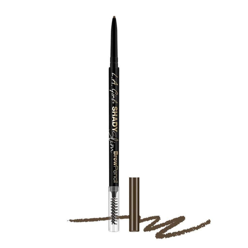 LA Girl Shady Slim Brow Pencil 356 Medium Brown LoveMy Makeup NZ Makeup Cosmetics EyeBrow Eyeliner Cheap