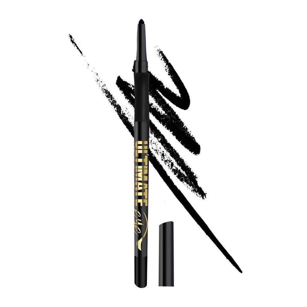 LA Girl Ultimate Auto Eyeliner Pencil in 321 Ultimate Black with smooth, long-lasting gel formula and precise application