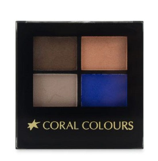 Coral Colours Eyeshadow Quartet (Bondi Sky) Makeup Cosmetics EyeBrow Eyeliner Cheap