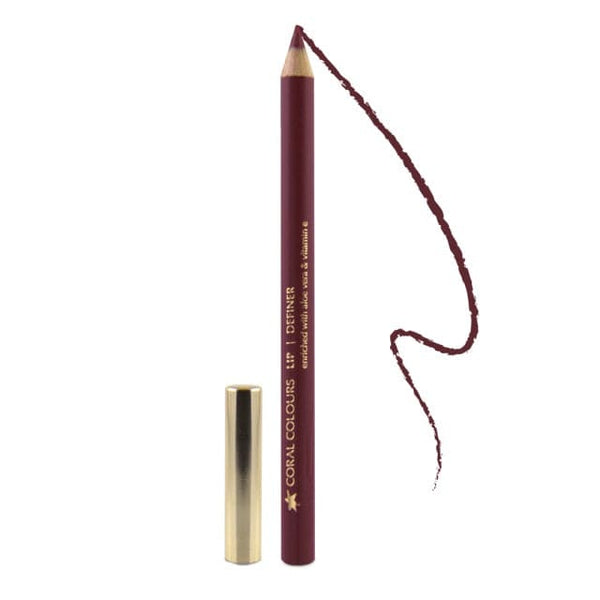Coral Colours Lip Definer Lipliner Pencil (215 Cheviot Wine) Makeup Cosmetics EyeBrow Eyeliner Cheap