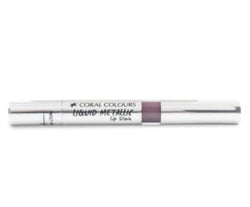 Coral Colours Liquid Metallic Lip Stain (Juicy Venom) Makeup Cosmetics EyeBrow Eyeliner Cheap
