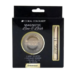 Coral Colours EyeLashes Magnetic Line & Lash (Everyday) Makeup Cosmetics EyeBrow Eyeliner Cheap