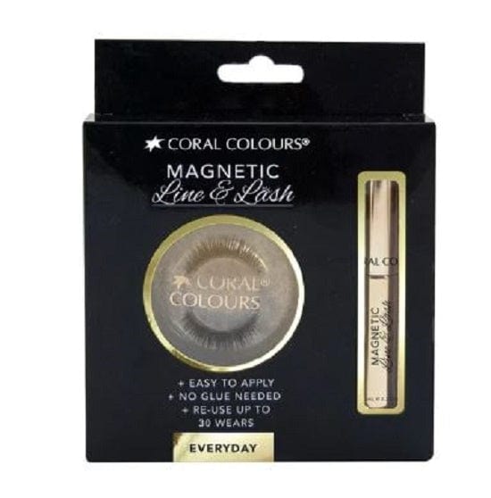 Coral Colours EyeLashes Magnetic Line & Lash (Everyday) Makeup Cosmetics EyeBrow Eyeliner Cheap