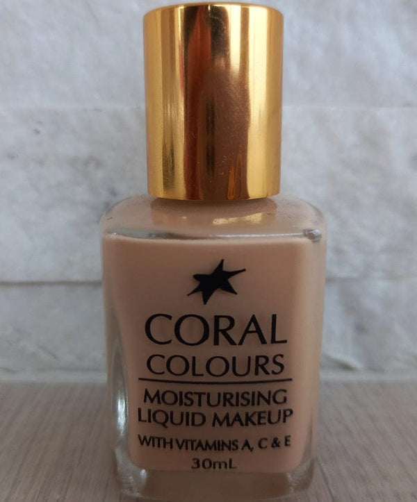 Coral Colours Moisturising Liquid Makeup (Natural) Makeup Cosmetics EyeBrow Eyeliner Cheap