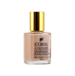 Coral Colours Moisturising Liquid Makeup (Truly Beige) Makeup Cosmetics EyeBrow Eyeliner Cheap