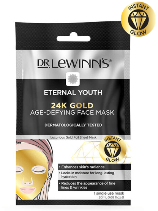 Dr LeWinn's 24K Gold Age-Defying Face Mask 1PK Makeup Cosmetics EyeBrow Eyeliner Cheap