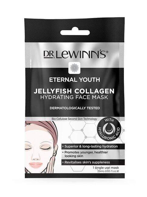 Dr LeWinn's Jellyfish Collagen Hydrating Face Mask 1 Pk Makeup Cosmetics EyeBrow Eyeliner Cheap