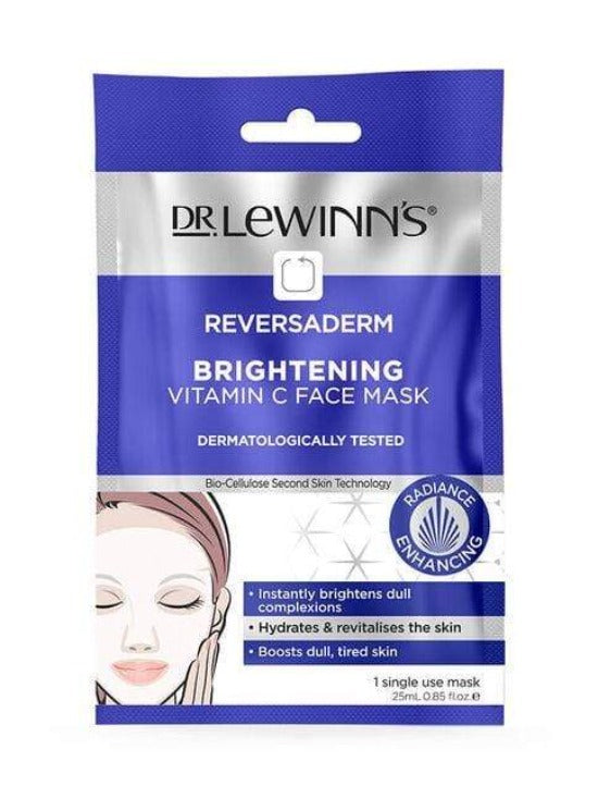 Dr LeWinn's Reversaderm Brightening Vitamin C Face Mask (1 Pk) Makeup Cosmetics EyeBrow Eyeliner Cheap