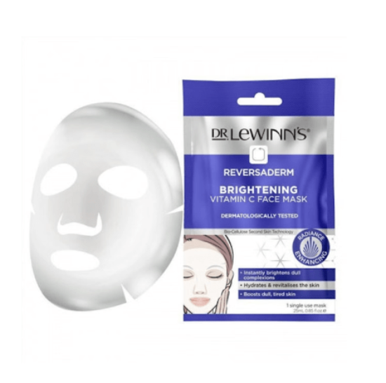 Dr LeWinn's Reversaderm Brightening Vitamin C Face Mask (1 Pk) Makeup Cosmetics EyeBrow Eyeliner Cheap