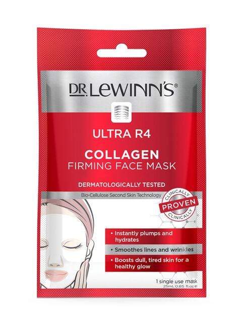 Dr LeWinn's Ultra R4 Collagen Firming Face Mask (1Pk) Makeup Cosmetics EyeBrow Eyeliner Cheap