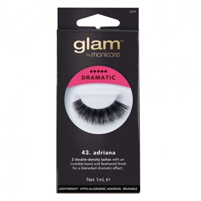 Glam False Lashes - Adriana Makeup Cosmetics EyeBrow Eyeliner Cheap