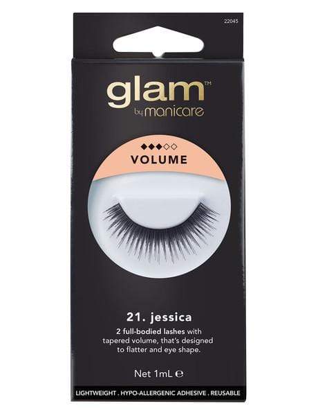 Glam False Lashes (Jessica) Makeup Cosmetics EyeBrow Eyeliner Cheap