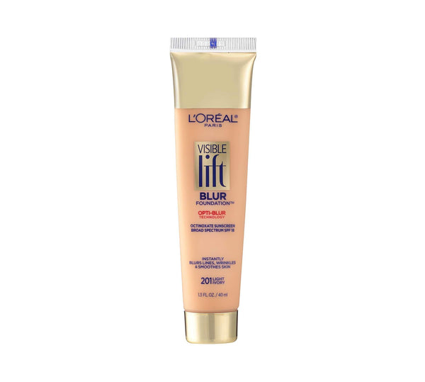 L'Oreal Visible Lift Blur Foundation - 201 Light Ivory Makeup Cosmetics EyeBrow Eyeliner Cheap
