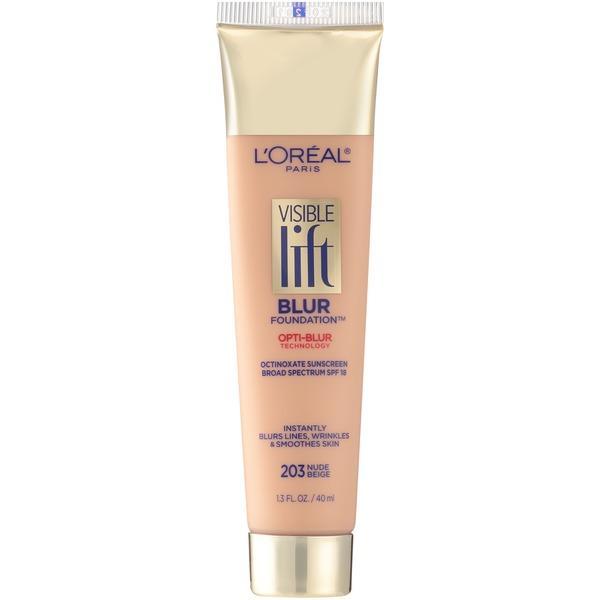 L'Oreal Visible Lift Blur Foundation - 203 Nude Beige Makeup Cosmetics EyeBrow Eyeliner Cheap
