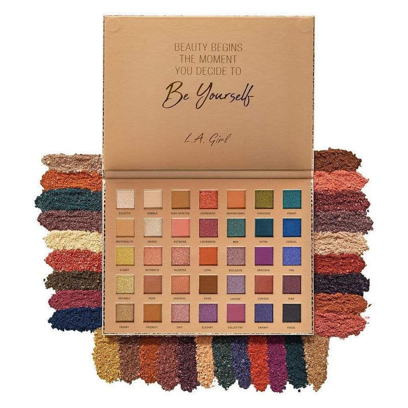 LA Girl Born Exclusive 35 Color Eyeshadow Palette (Discontinued) Makeup Cosmetics EyeBrow Eyeliner Cheap