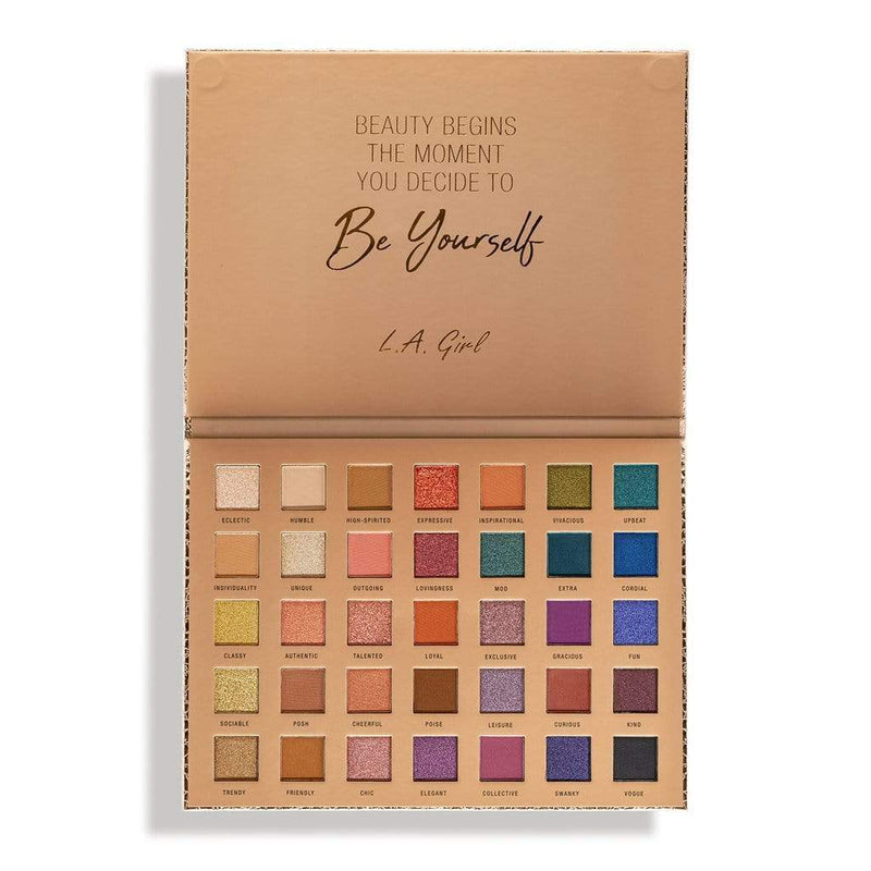 LA Girl Born Exclusive 35 Color Eyeshadow Palette (Discontinued) Makeup Cosmetics EyeBrow Eyeliner Cheap