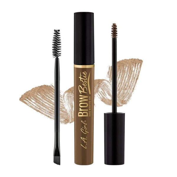 LA Girl EyeBrow Bestie Brow Gel Kit 381 Dark Blonde with spoolie and brush.