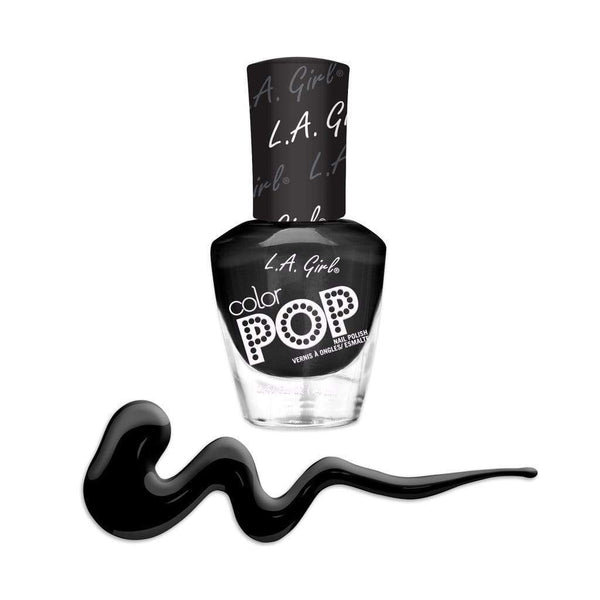 LA Girl Color Pop! Nail Polish - 840 Darkness Makeup Cosmetics EyeBrow Eyeliner Cheap