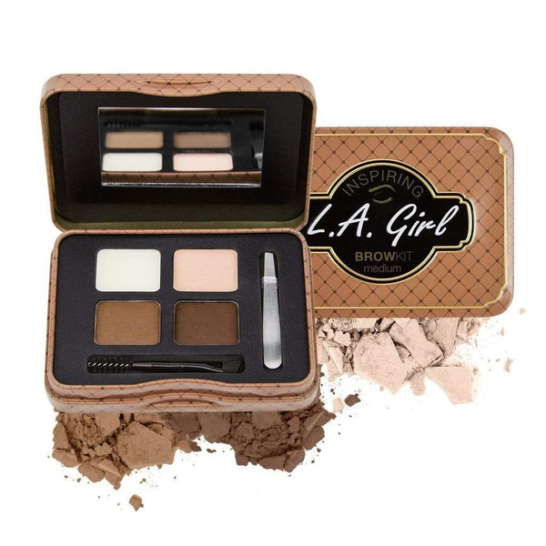 LA Girl Inspiring Brow Kit (Medium & Marvelous)  LoveMy Makeup NZ  Makeup Cosmetics EyeBrow Eyeliner Cheap