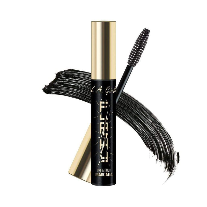 LA Girl Mascara Flashy with dual-sided brush on white background.