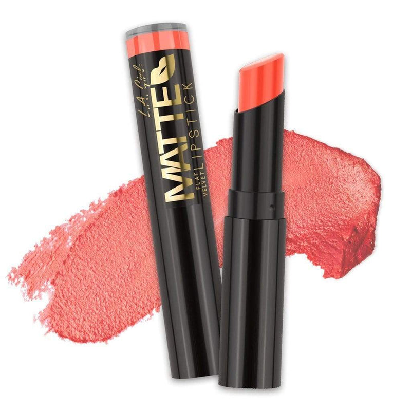LA Girl Matte Flat Velvet Lipstick - 805 Sunset Chic Makeup Cosmetics EyeBrow Eyeliner Cheap