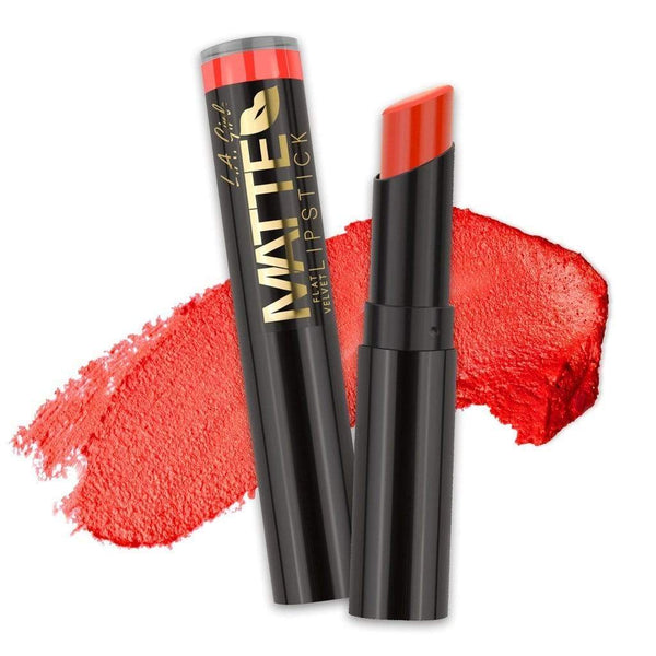 LA Girl Matte Flat Velvet Lipstick - 806 Frisky Makeup Cosmetics EyeBrow Eyeliner Cheap