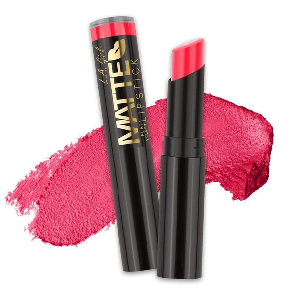 LA Girl Matte Flat Velvet Lipstick - 807 Hot Stuff Makeup Cosmetics EyeBrow Eyeliner Cheap