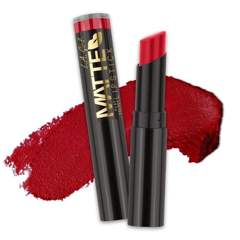 LA Girl Matte Flat Velvet Lipstick - 809 Relentless Makeup Cosmetics EyeBrow Eyeliner Cheap